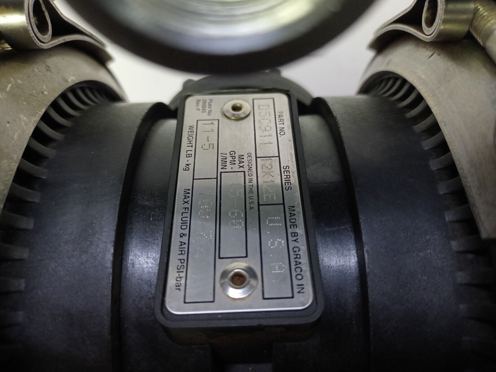 Graco Husky 716 P/N: D5C911 Metal Air operated Double Diaphragm pump