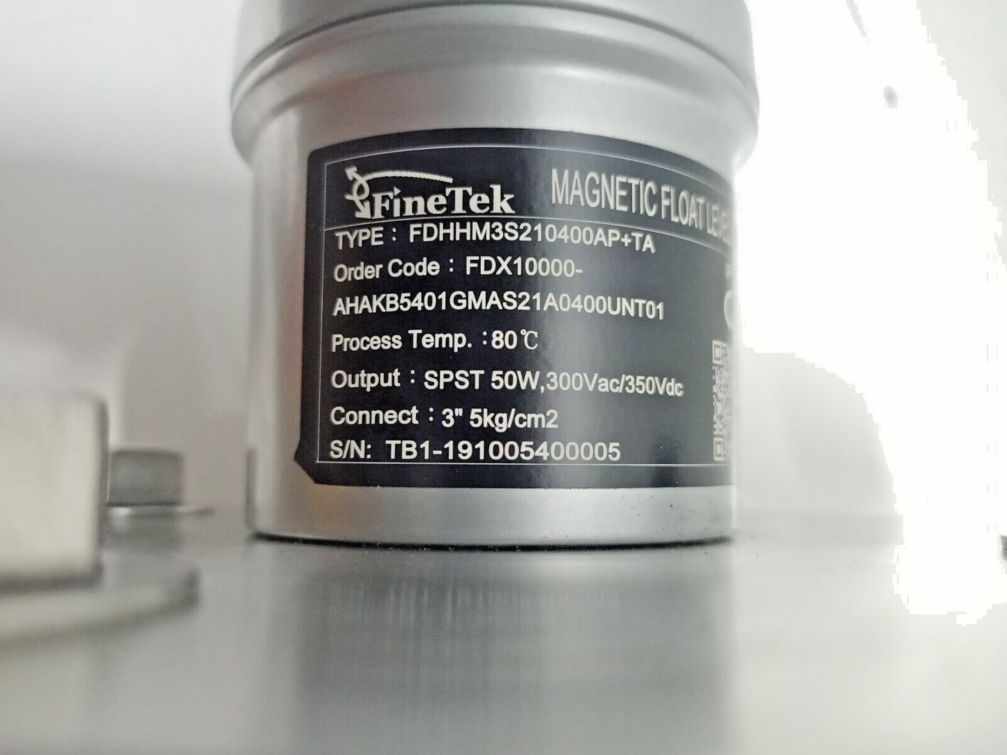 Finetek FDHHM3S210400AP+TA Magnetic Float level switch - NEW