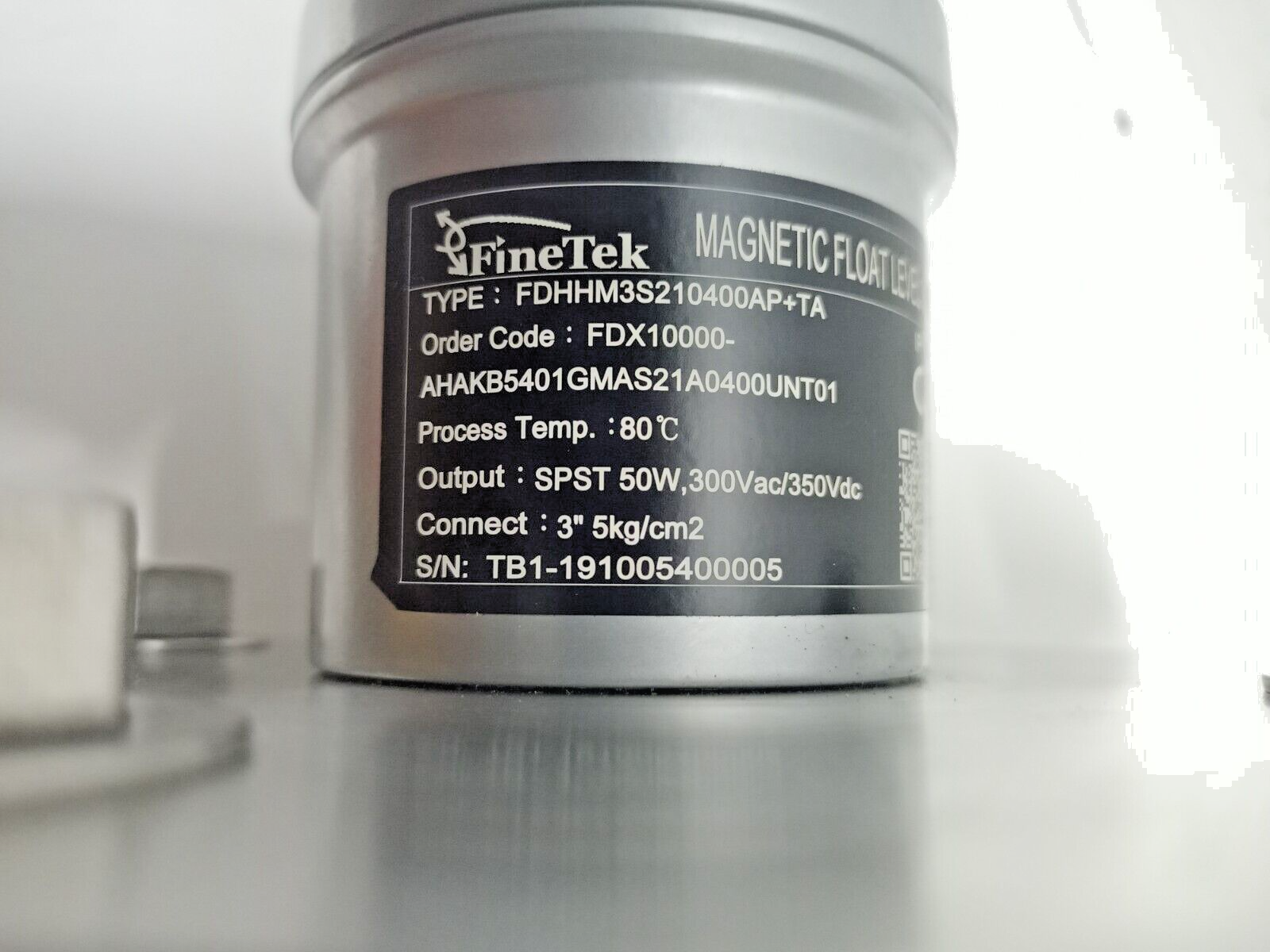 Finetek FDHHM3S210400AP+TA Magnetic Float level switch - NEW