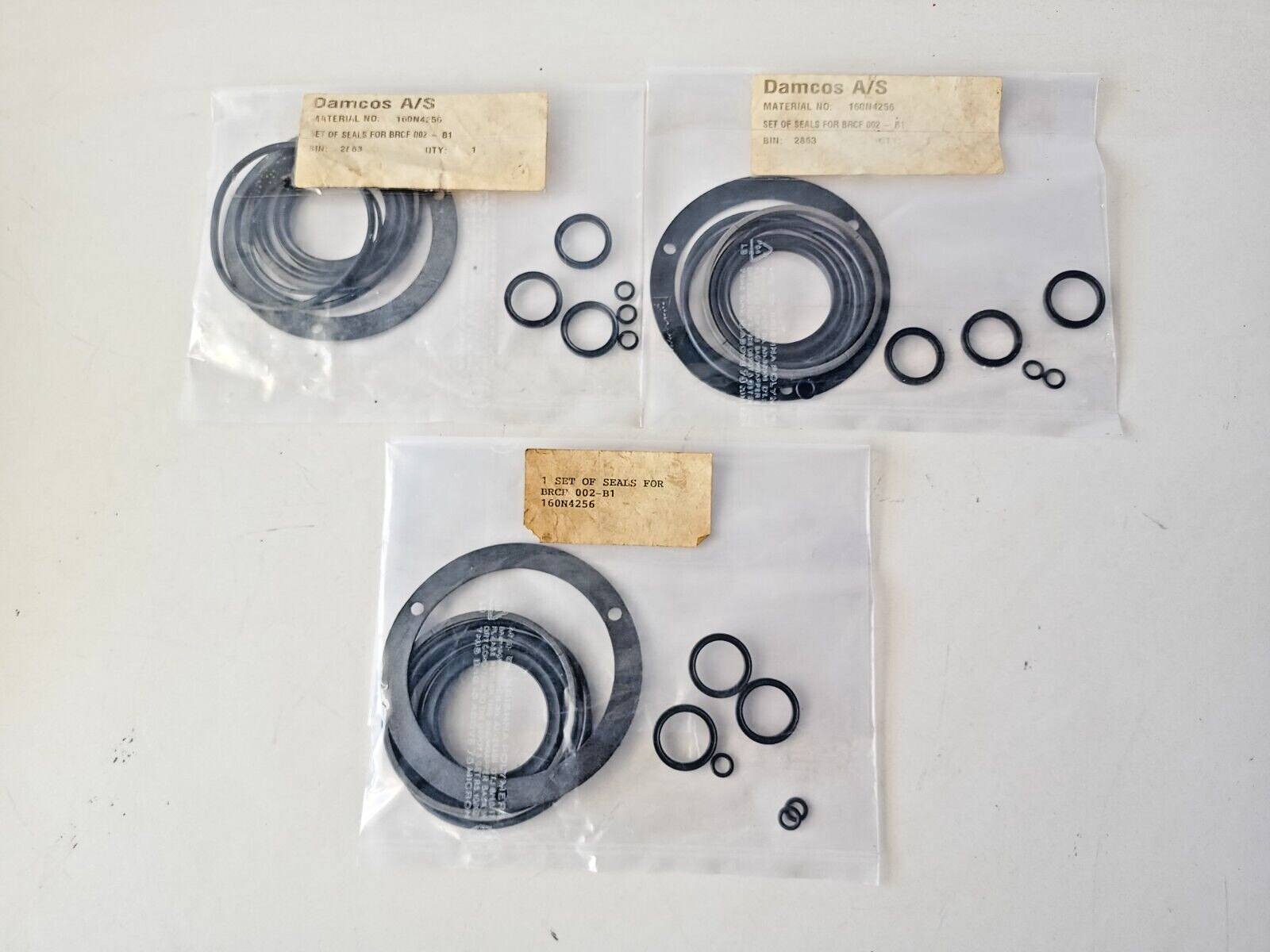 Damcos Seal kit for BRCF 002-B1 P/N: 160N4256 - NEW Free fast shipping