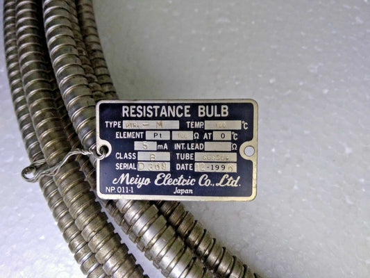 Meiyo Electric Resistance bulb Type: PTR-M Element: PT Tube:SUS 304