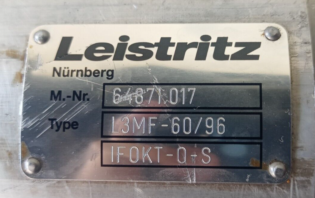 Leistritz L3MF-60/96 IF0KT-0-S Triple screw pump - Pressure Tested #4