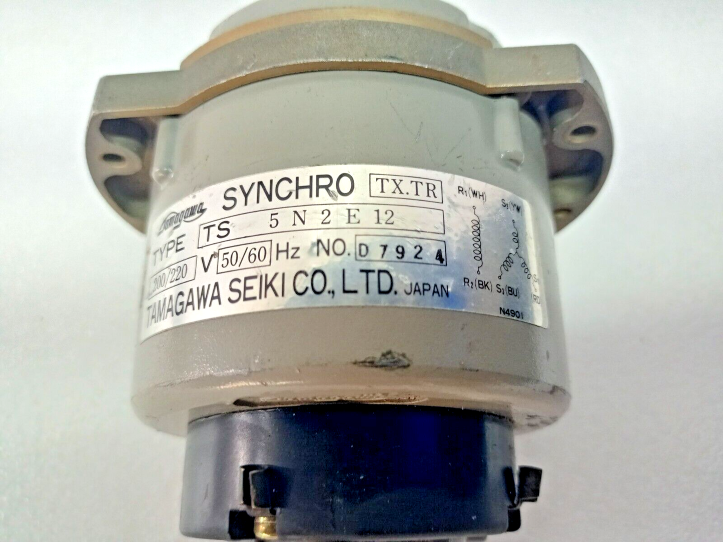 Tamagawa TS5N2E12 Synchro TX.TR Motor 200/220V, 50/60Hz - NEW