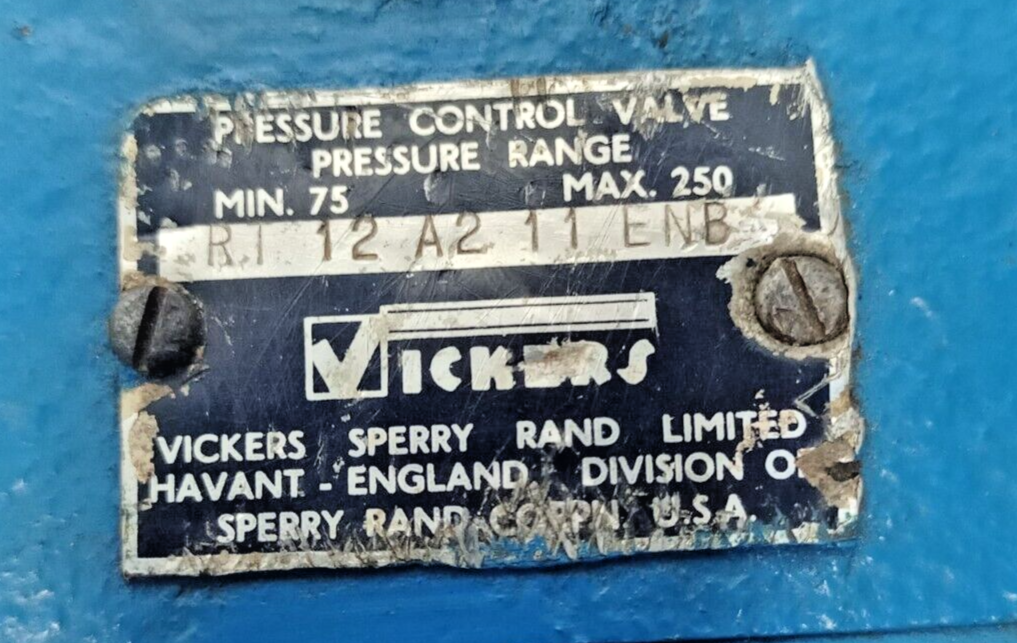 Vickers RT 12 A2 11ENB Hydraulic pressure control valve RT12A211ENB
