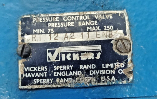 Vickers RT 12 A2 11ENB Hydraulic pressure control valve RT12A211ENB