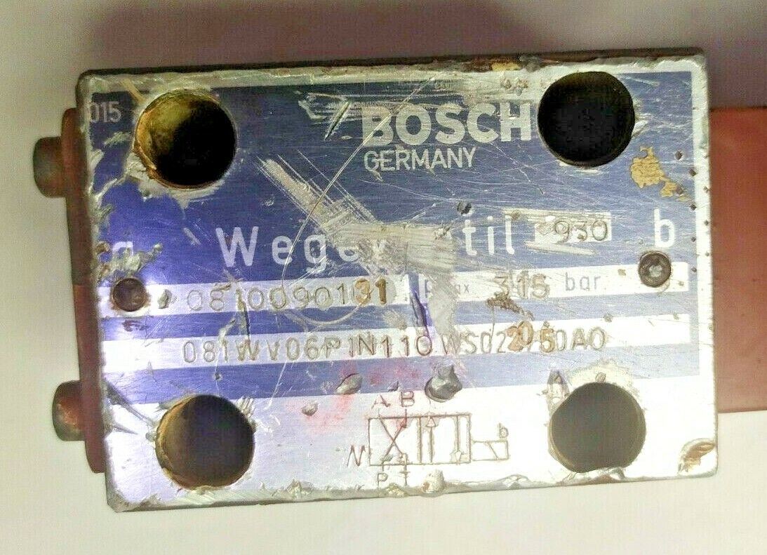 Bosch 0810090131 Directional control valve 081WV06P1N110WS022050A0