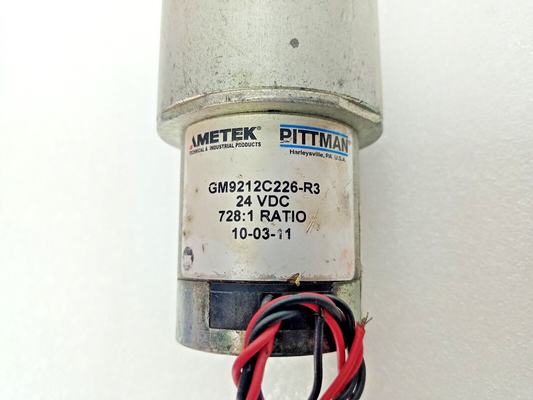 Ametek GM9212C226-R3 gear motor 24VDC, 728:1 ratio