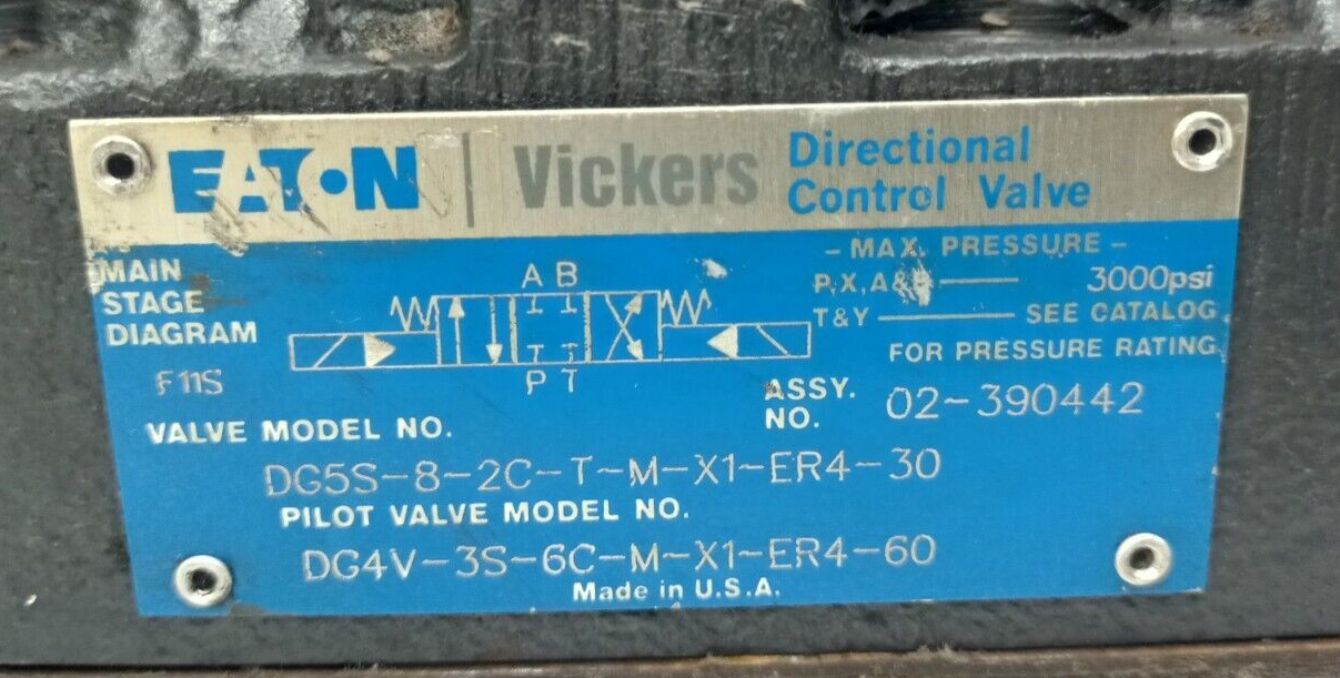 Eaton-Vickers DG5S-8-2C-T-M-X1-ER4-30 Directional control valve - NEW