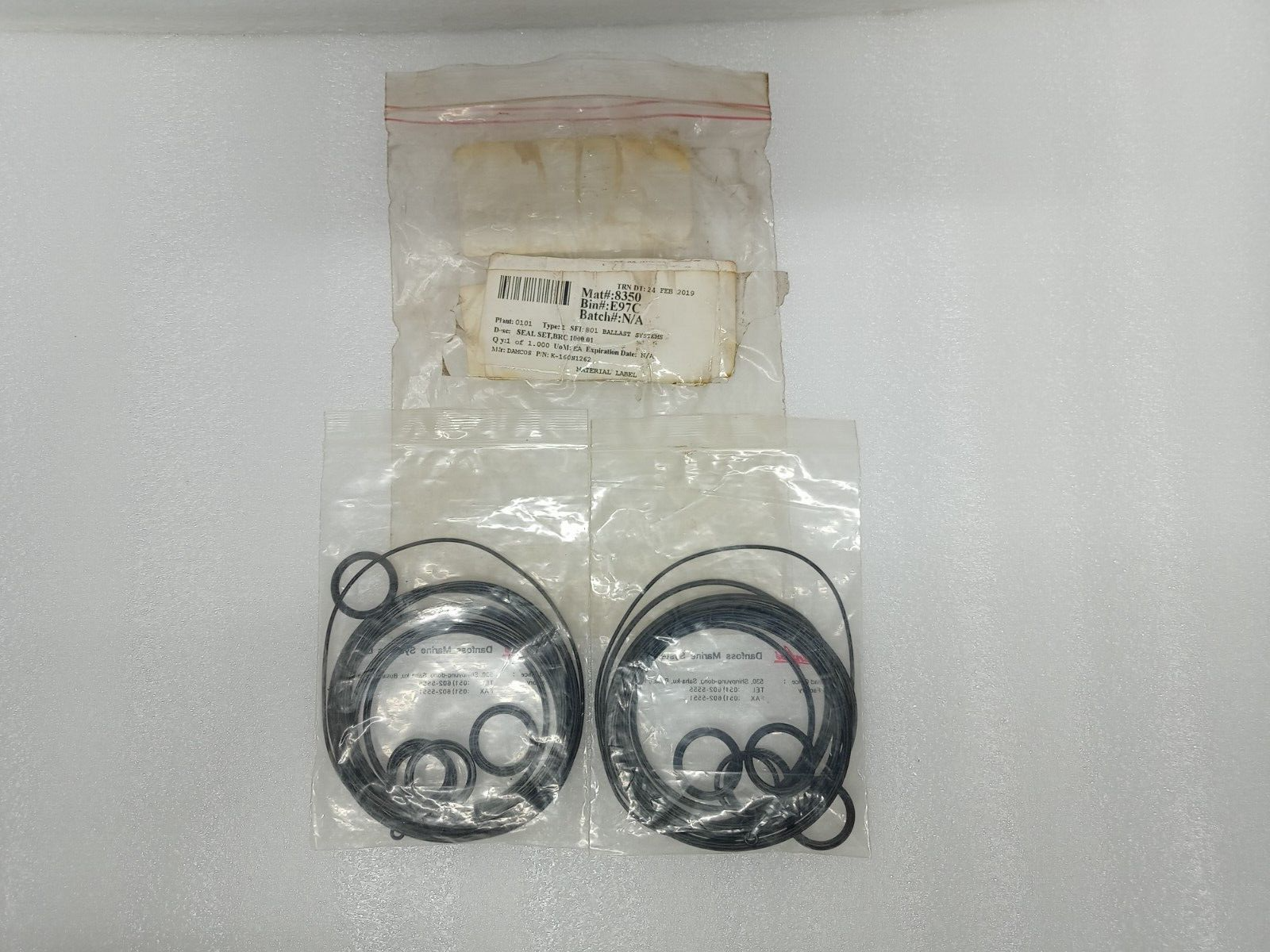 Damcos Seal kit for BRC 1000 B1 P/N: 160N1262 Seal kit - NEW Free fast shipping