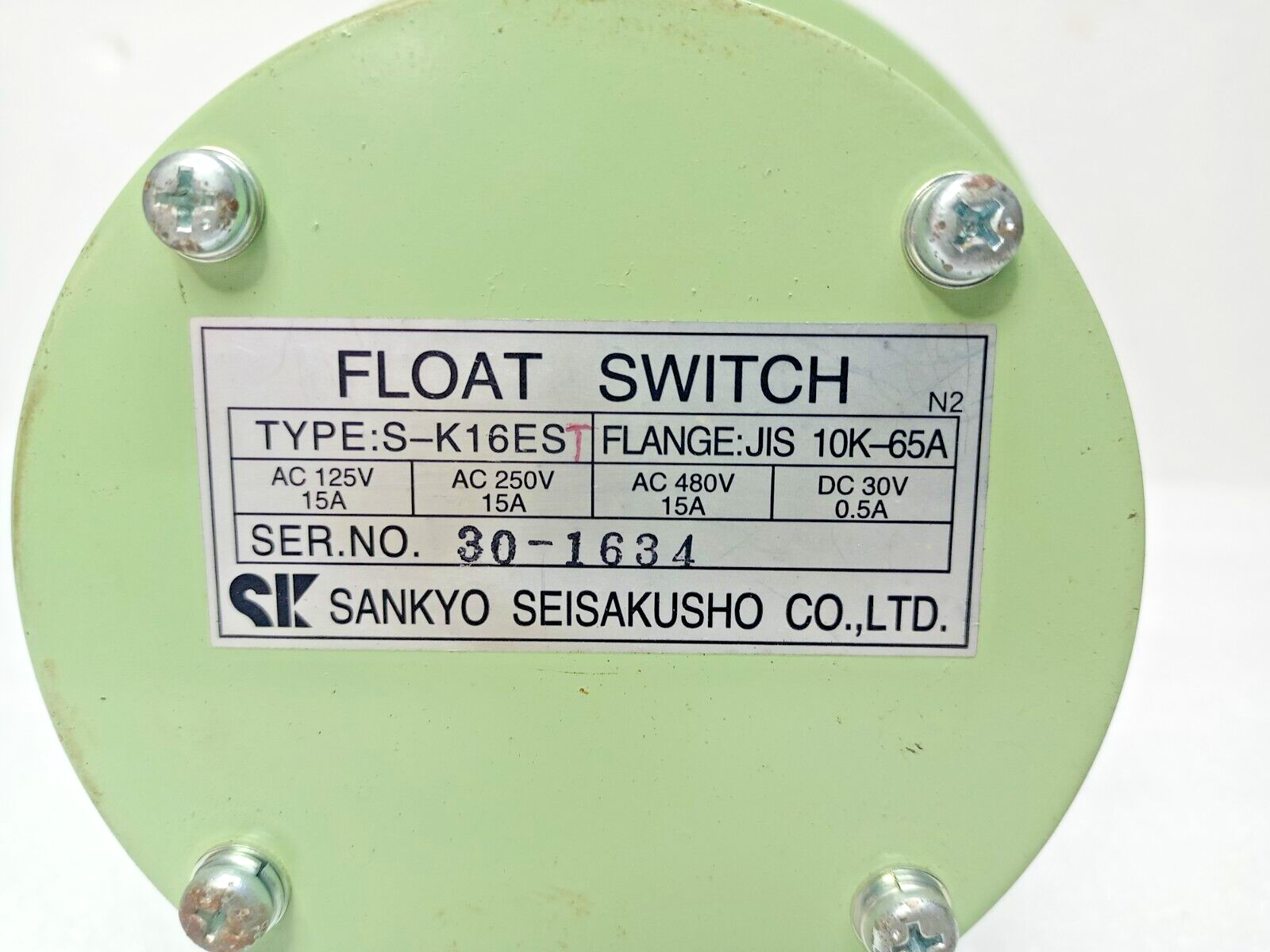 Sankyo Seisakusho S-K 16ES Float level switch Flange JIS 10K-65A - NEW