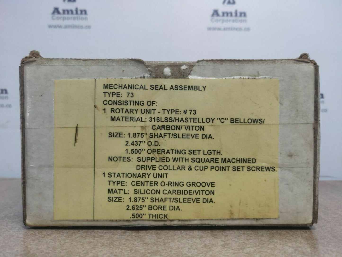 John crane Mechanical Seal Assembly Type: 73 Size: 1.875'' in. - NEW