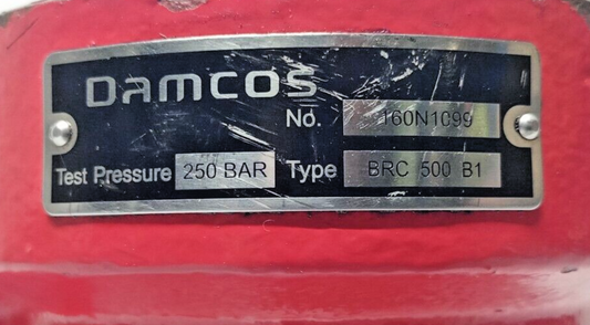 BRC 500-B1 Damcos Hydraulic Double-Acting Balanced Rotary Actuator 160N1099