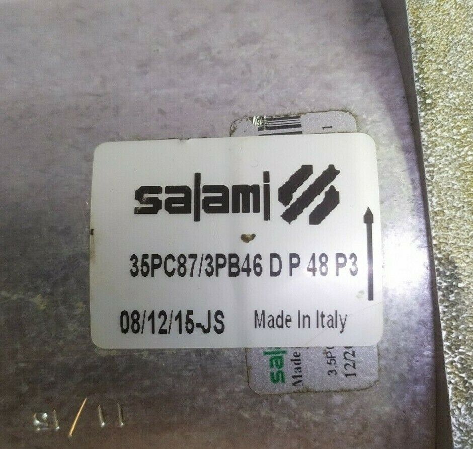 Salami 35PC87/3PB46DP48P3 with 3PB46D-P63-R Double Hydraulic gear pump - NEW