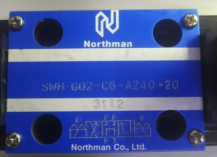 Northman SWH-G02-C6-A240-20 Solenoid operated Directional valve 220/240VAC