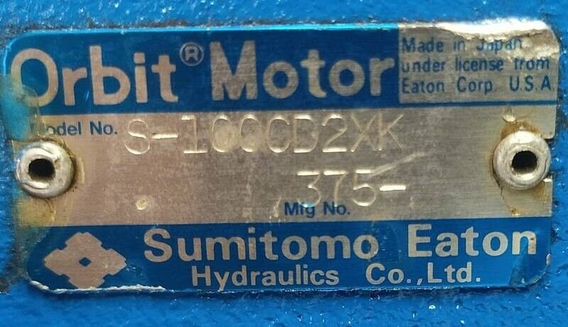 Sumitomo Eaton S-100CD2XK Orbit Motor