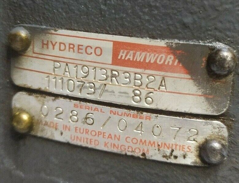 Hydreco Hamworthy PA1913R3B2A Hydraulic Gear pump