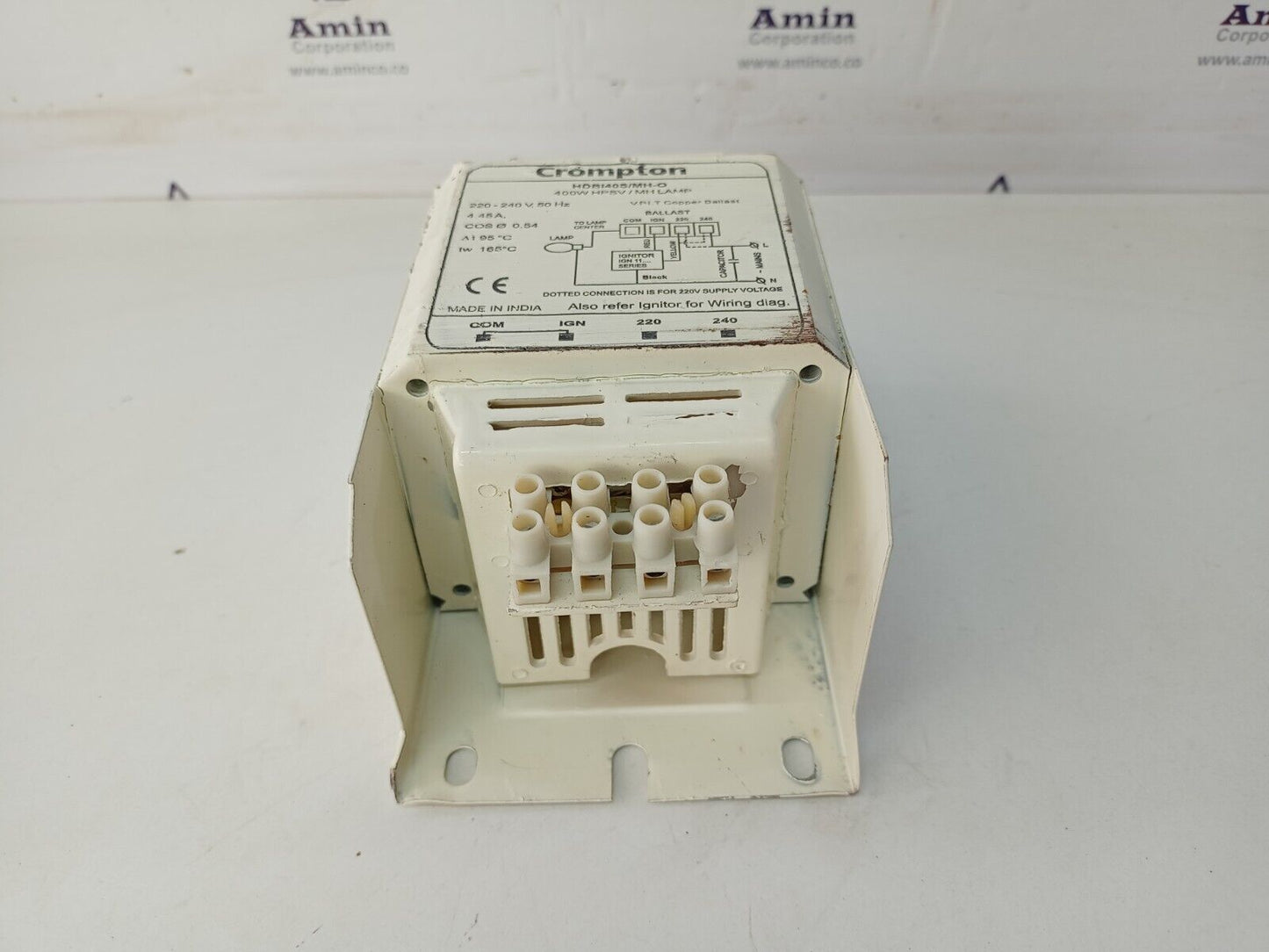 Crompton HDBI40S/MH-O 400W HPSV/MH lamp V.P.I.T copper ballast