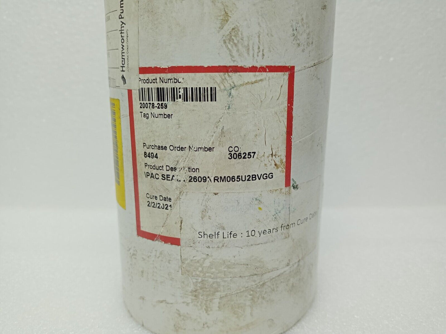 Hamworthy pump Mechanical seal P/N: 2078-259 Seal size: 65mm - NEW
