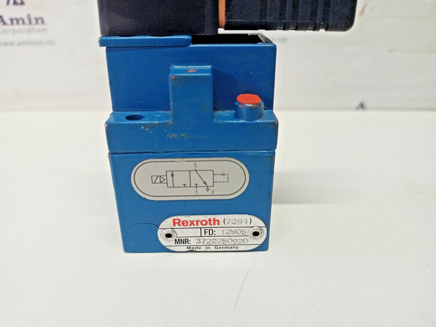 Rexroth 3722250920 Pneumatic valve FD: 12W05 - NEW