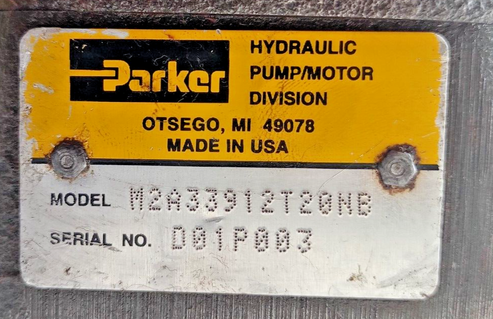 Parker M2A33912T20NB High speed hydraulic motor M2-series hydraulic motor