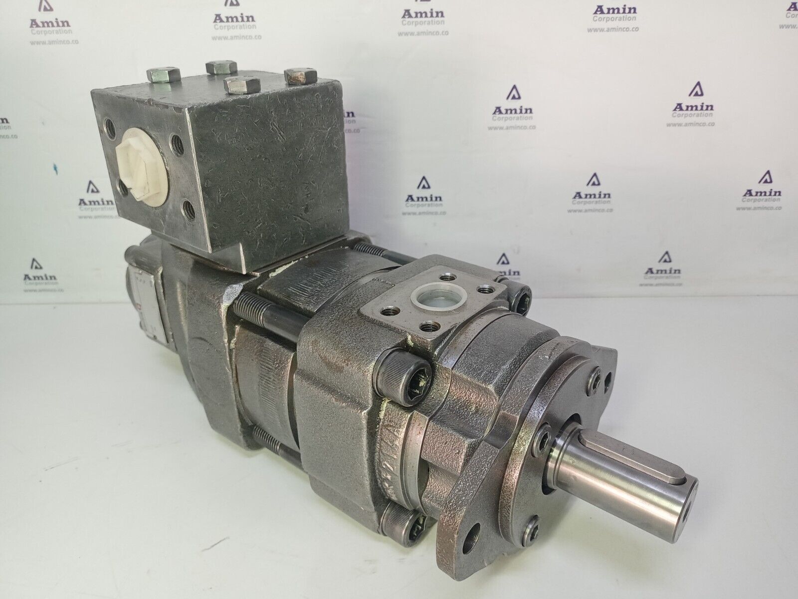BUCHER QX43-020/21-012R-O Doubled Hydraulic Internal gear pump - TESTED
