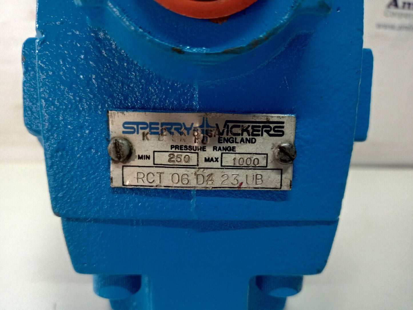 Vickers RCT 06 D2 23 UB Pressure Relief valve - NEW