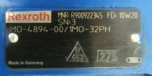 Rexroth MO-4894-00/1MO-32PH, R900922345 Hydraulic control block - NEW UNUSED