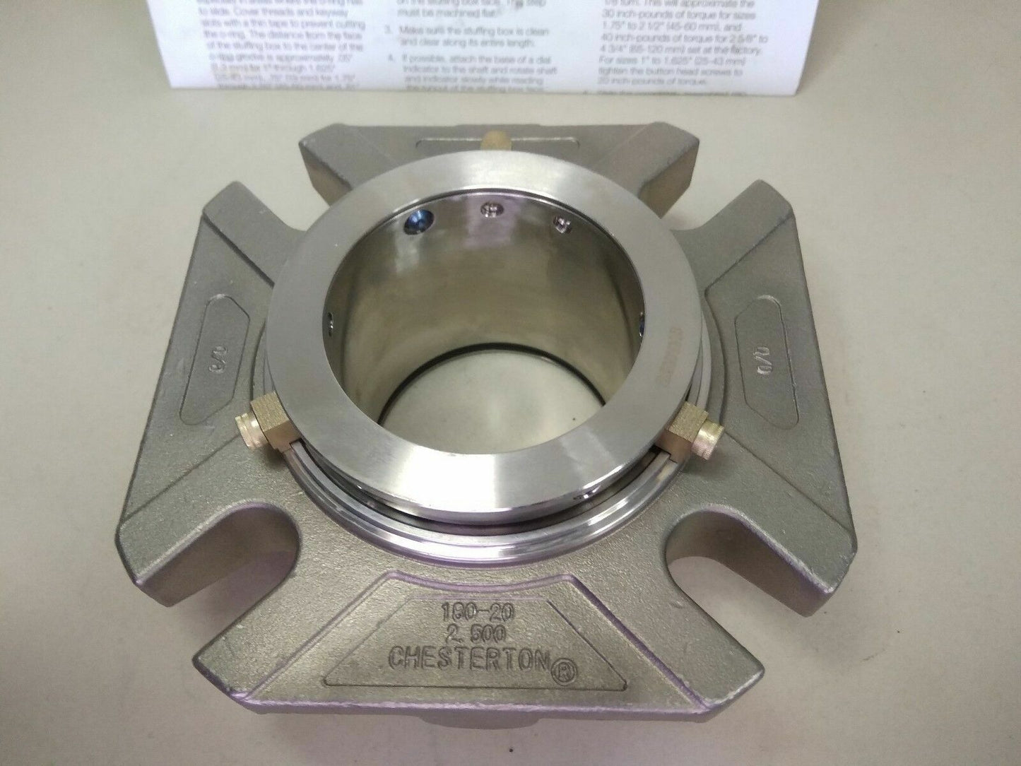 CHESTERTON 180WB HIGH RELIABILITY CARTRIDGE SINGLE SEAL SIZE-20 - NEW