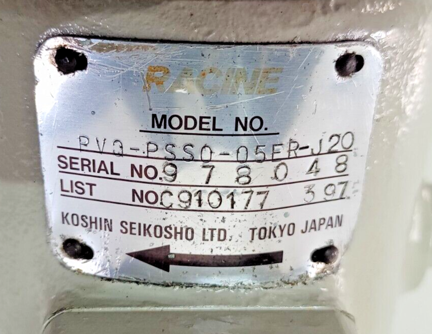 Racine PVQ-PSS0-05ER-J20 Hydraulic vane pump