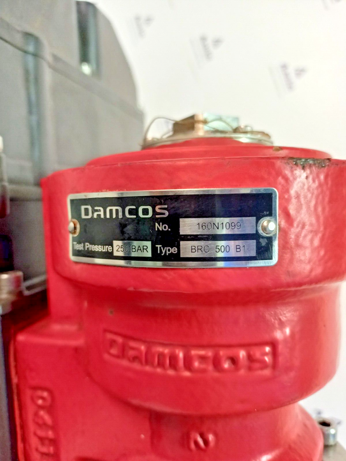 Damcos LPU plus-DD1-0.7S-T2-H2-BA-On/Off PAV05, BRC 500-B1 with DN250mm valve