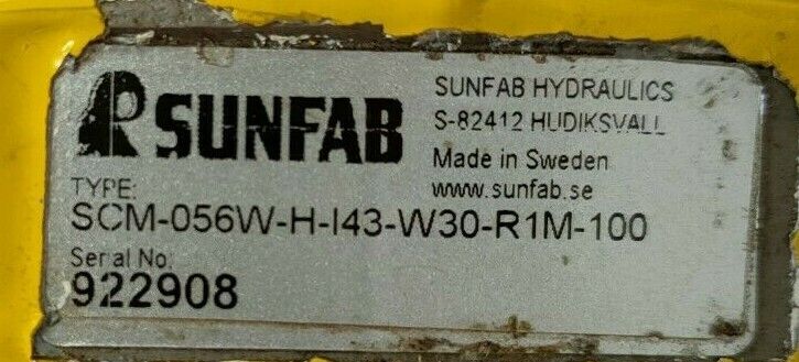 Sunfab SCM-056W-H-I43-W30-R1M-100 Hydraulic Motor - NEW