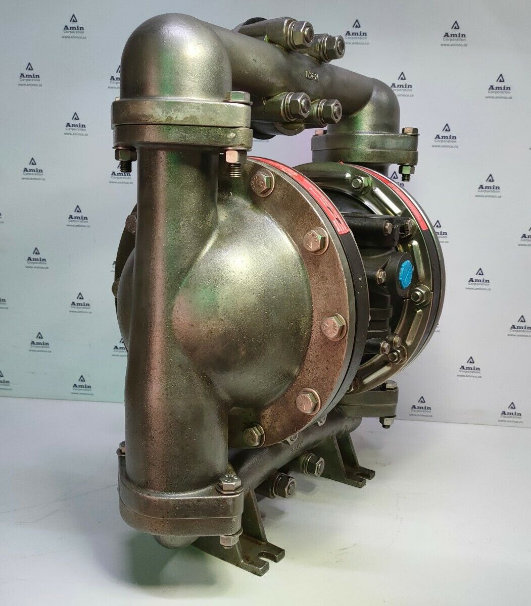 All-Flo SB-15 Air Driven Double Diaphragm 316 SS/Geolast pump, size: 1 1/2'' In.