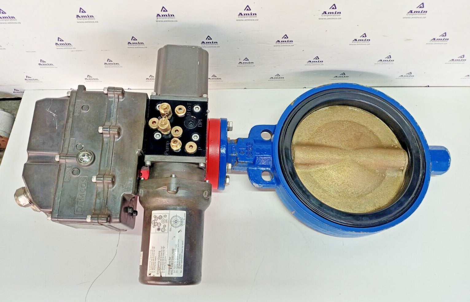 Damcos LPU plus-DD1-0.7S-T2-H2-BA-On/Off PAV05, BRC 500-B1 with DN250mm valve