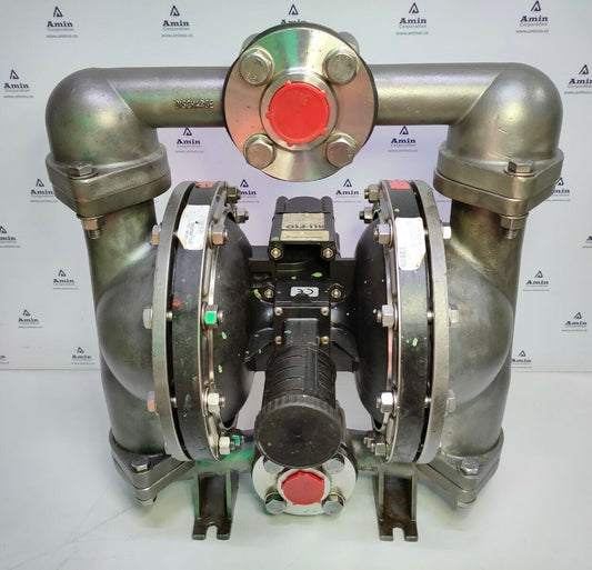 All-Flo SB-15 Air Driven Double Diaphragm 316 SS/Geolast pump, size: 1 1/2'' In.