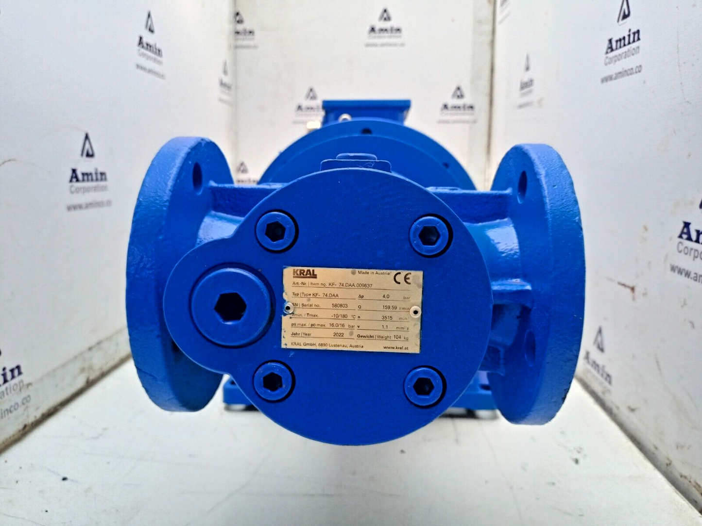 Kral KF-74.DAA Magnetic coupling Triple screw pump with motor Mfg.2022