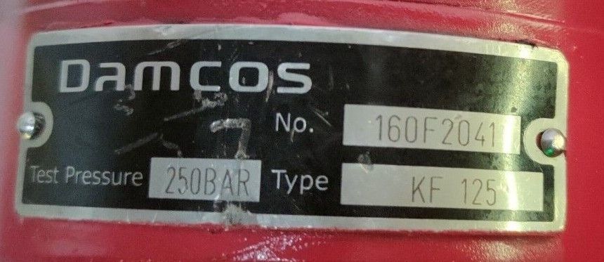 Damcos KF 125 Hydraulic Linear Single-Acting Spring closing Actuator