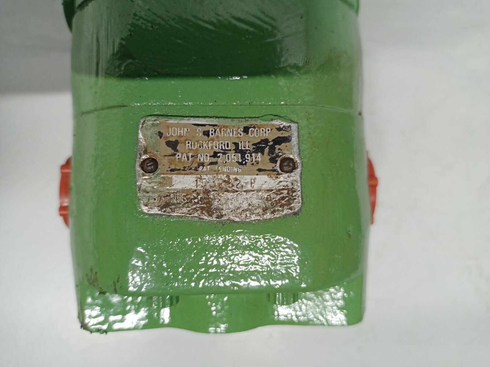 John S. Barnes Corp. Part No. 153232-P Hydraulic pump/Motor