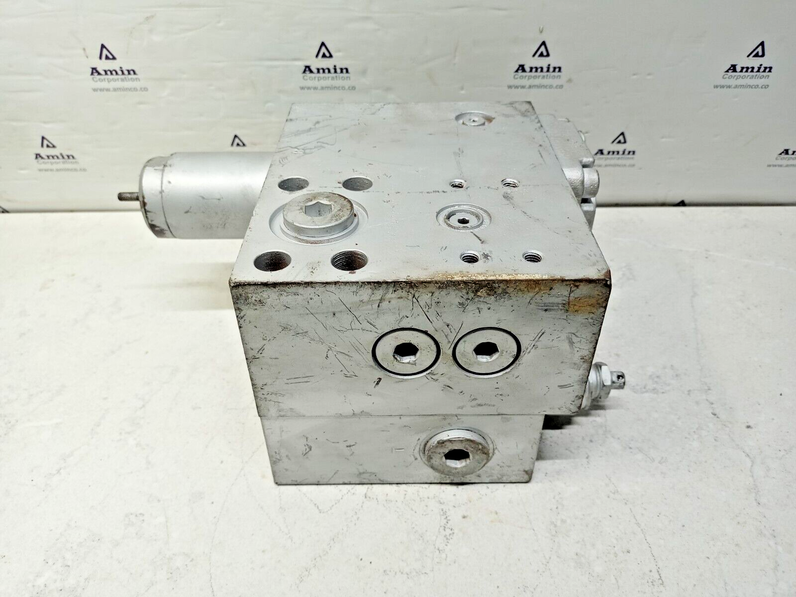 Rexroth DBDS10K18/400 S0 159 08W11 Hydraulic pressure relief valve with block