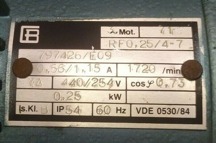 Kral NFUG 10 Triple screw pump with 0.25 kW Electric motor - NEW