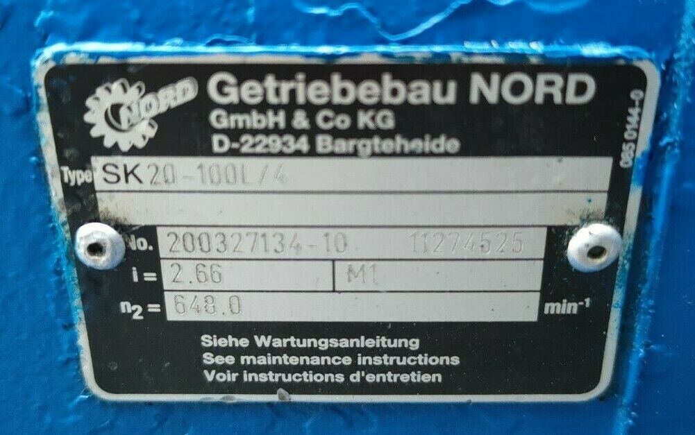 Desmi Rotan HD51EM-1U2B2 Internal gear pump with Nord SK20-100L/4 Gear motor