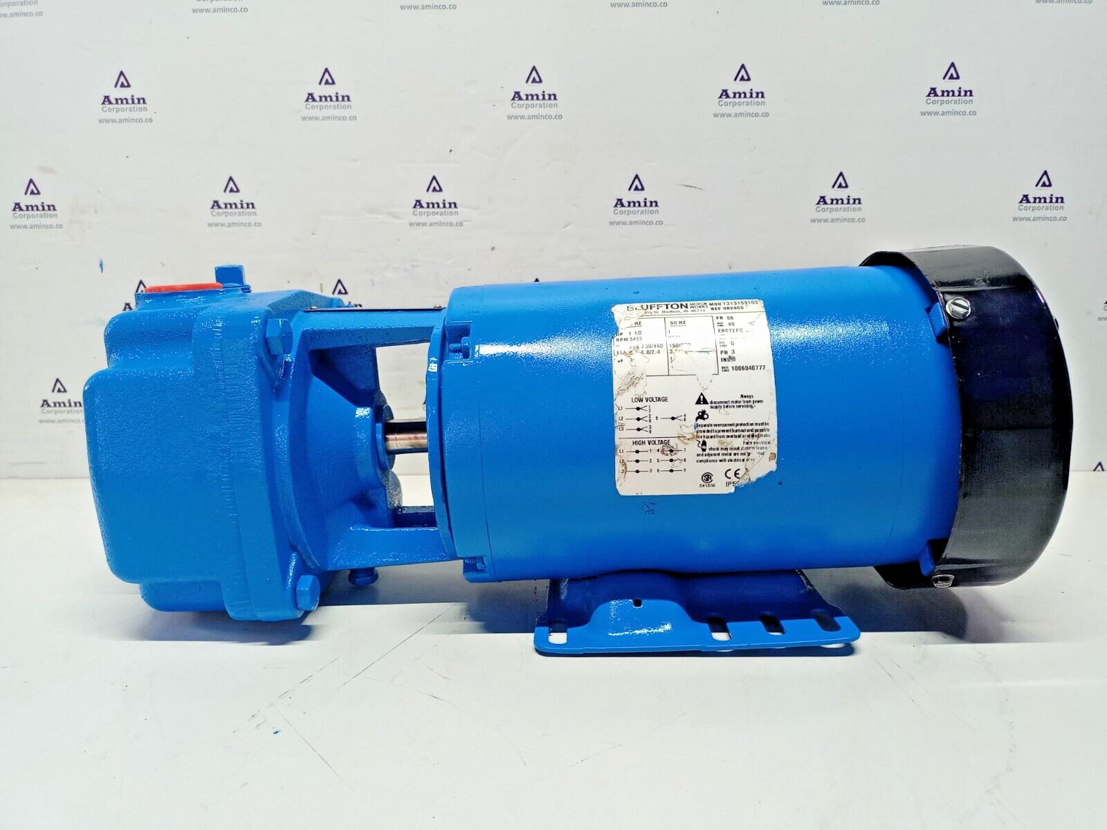 Burks pump H22AJ00 Turbine pump with 3PH 1-1.5 HP 3450RPM Bluffton Turbine pump
