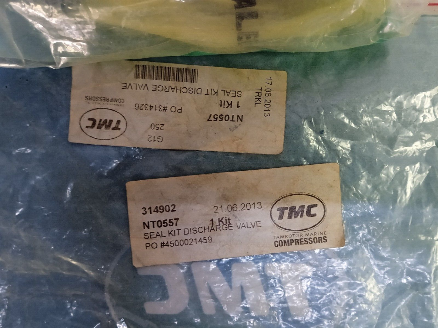Tamrotor Marine compressor Seal kits and O-ring sets Lot - NEW