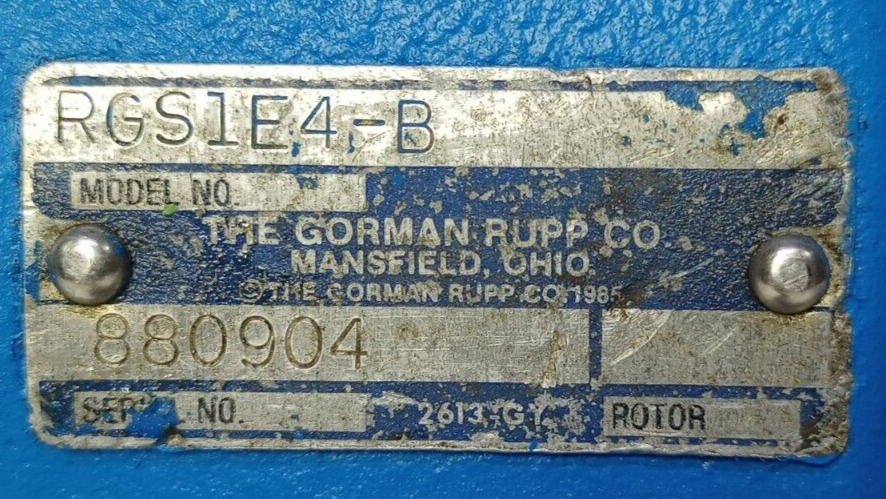 Gorman rupp RGS1E4-B Hydraulic Internal gear pump
