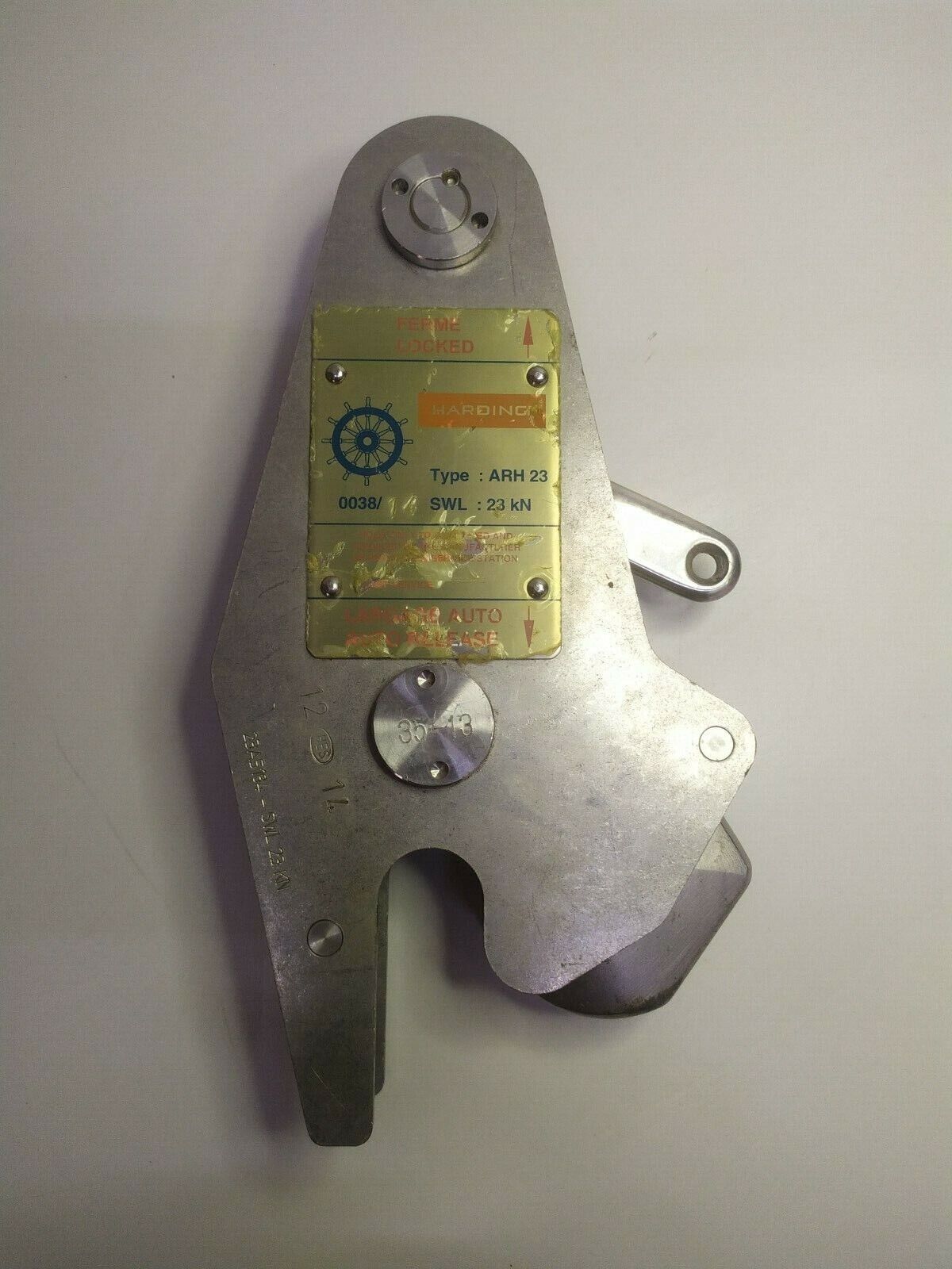 Harding ARH 23 Automatic Release Hook SWL 23 kN