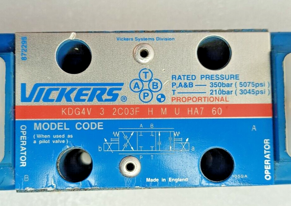Vickers KDG4V-3-2C03F-H-M-U-HA7-60 Proportional valve
