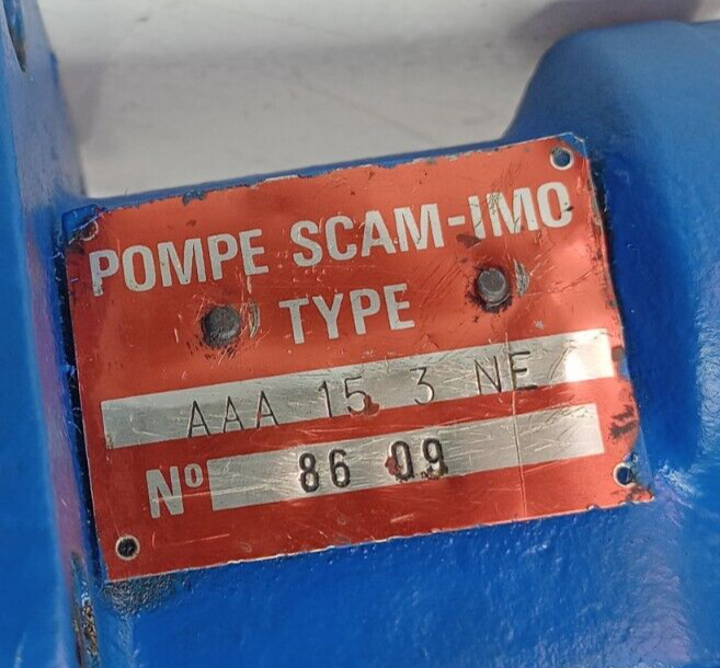 IMO AAA 15-3 NE Triple screw pump