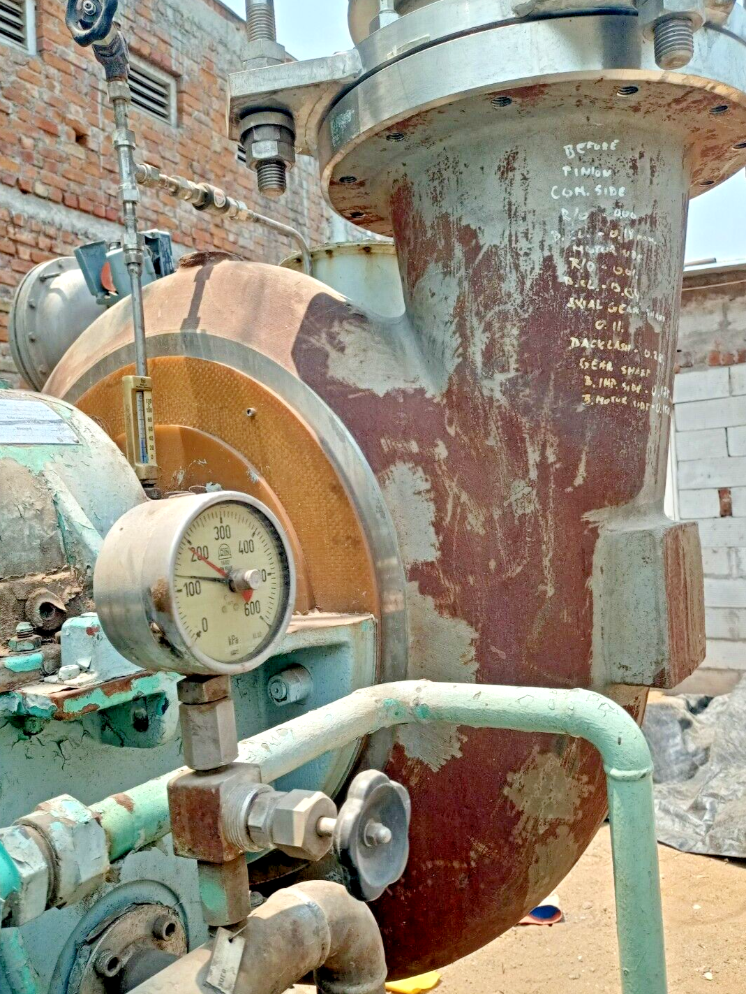 Atlas Copco GT-040-T1K1 centrifugal compressor capacity: 17000 m3/h