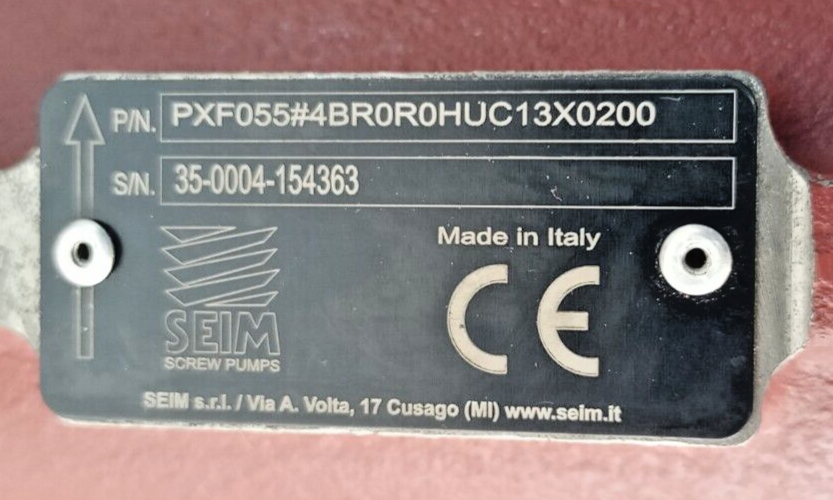 Seim PXF055#4BR0R0HUC13X0200 Triple screw pump SEIM PXF series screw pump - NEW