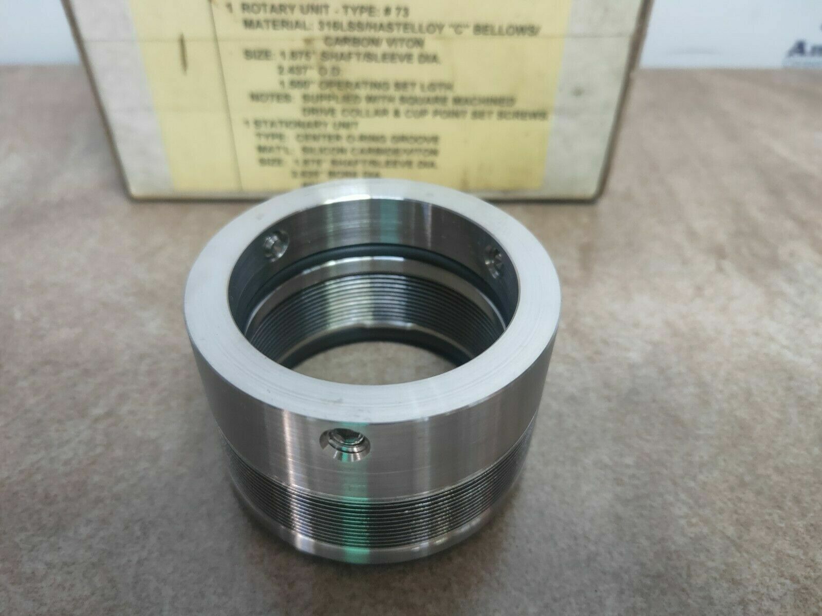 John crane Mechanical Seal Assembly Type: 73 Size: 1.875'' in. - NEW