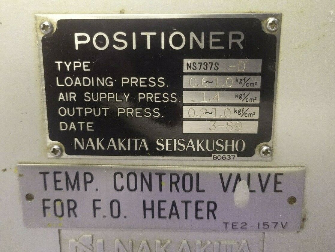 NS737S-D Nakakita Double acting lever type Positioner